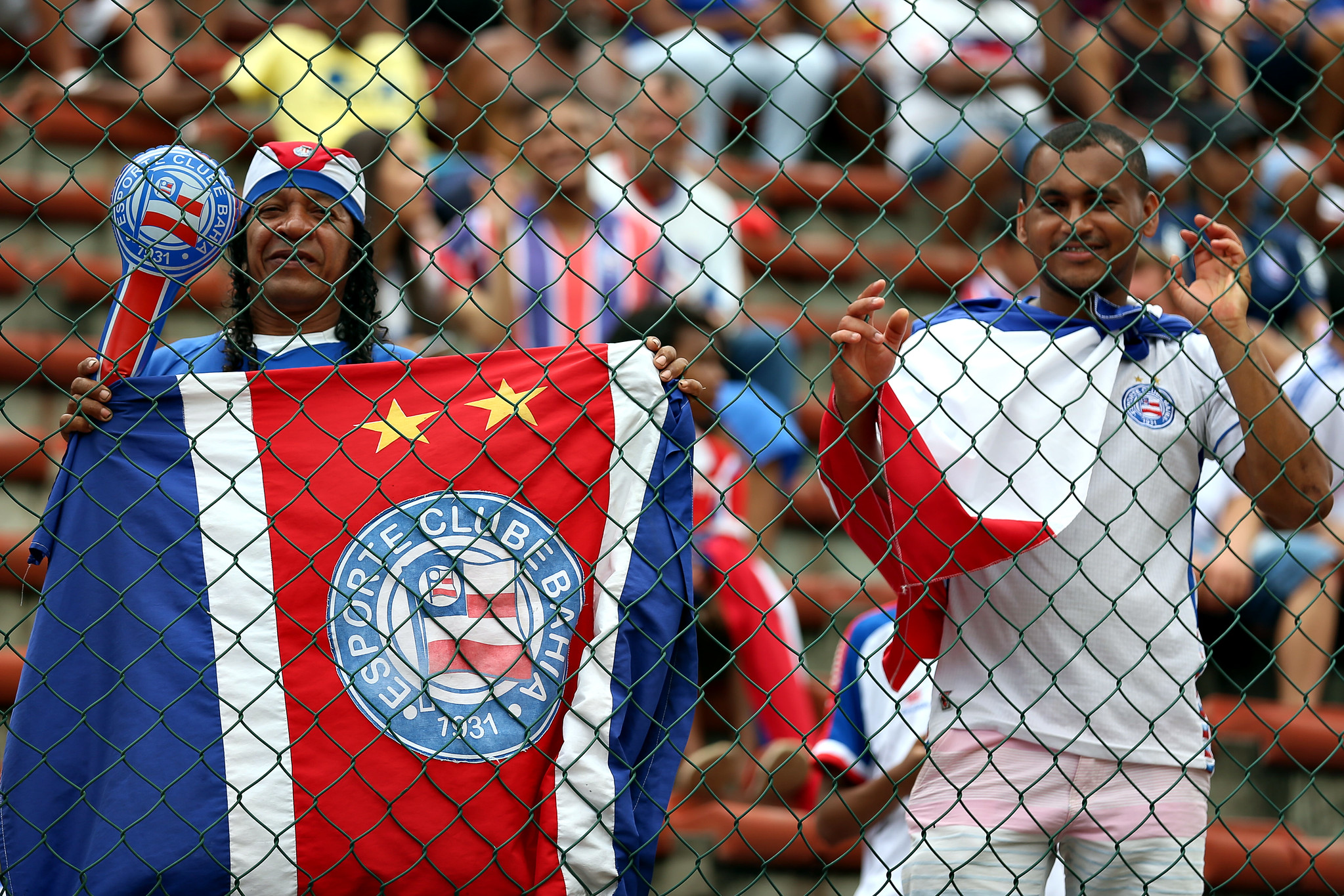 Torcedores do Bahia nos estádios (Foto: Felipe Oliveira / EC Bahia)