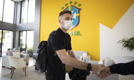 Léo Ortiz do RB Bragantino se reapresenta a Seleção. Foto: Lucas Figueiredo / CBF