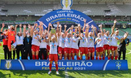 Red Bull Bragantino campeão do Campeonato Brasileiro Feminino A2. Foto: Pedro Vilela/Red Bull Bragantino