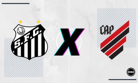 Escudos do Santos e do Athletico
