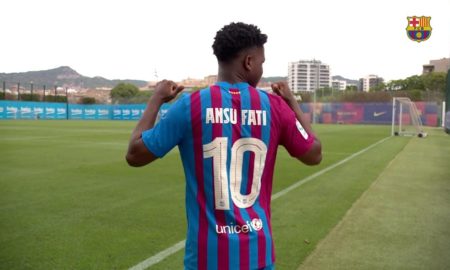 Ansu Fati herda a camisa 10 do Barcelona