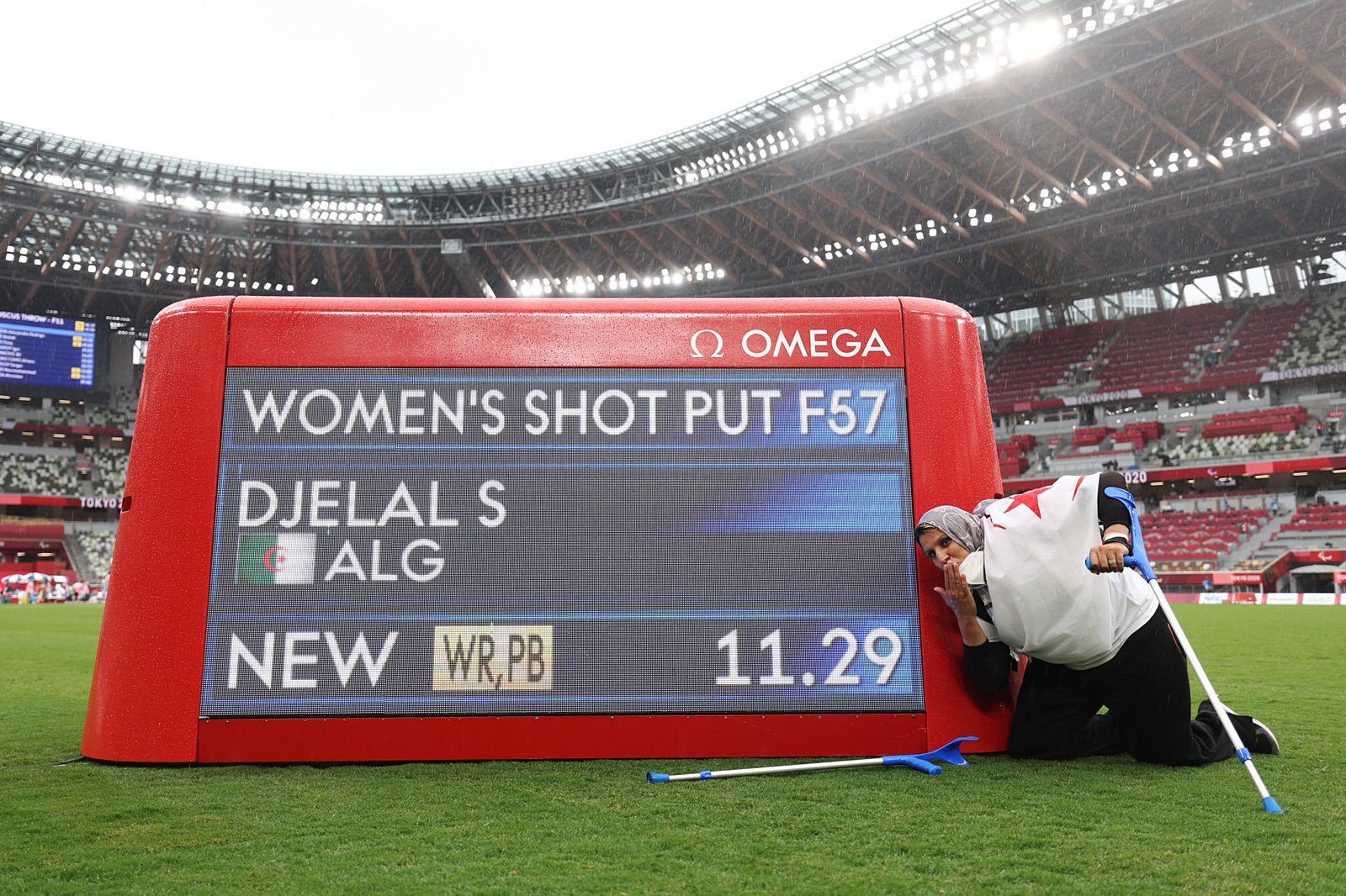 Brasil fica com o sexto e sétimo lugar no arremesso de peso feminino F57