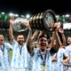 Messi campeão com a Argentina