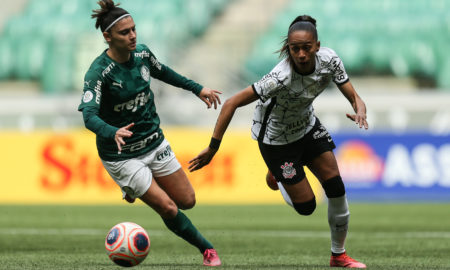 Corinthians e Palmeiras se enfrentando antes da final do Brasileirão Feminino
