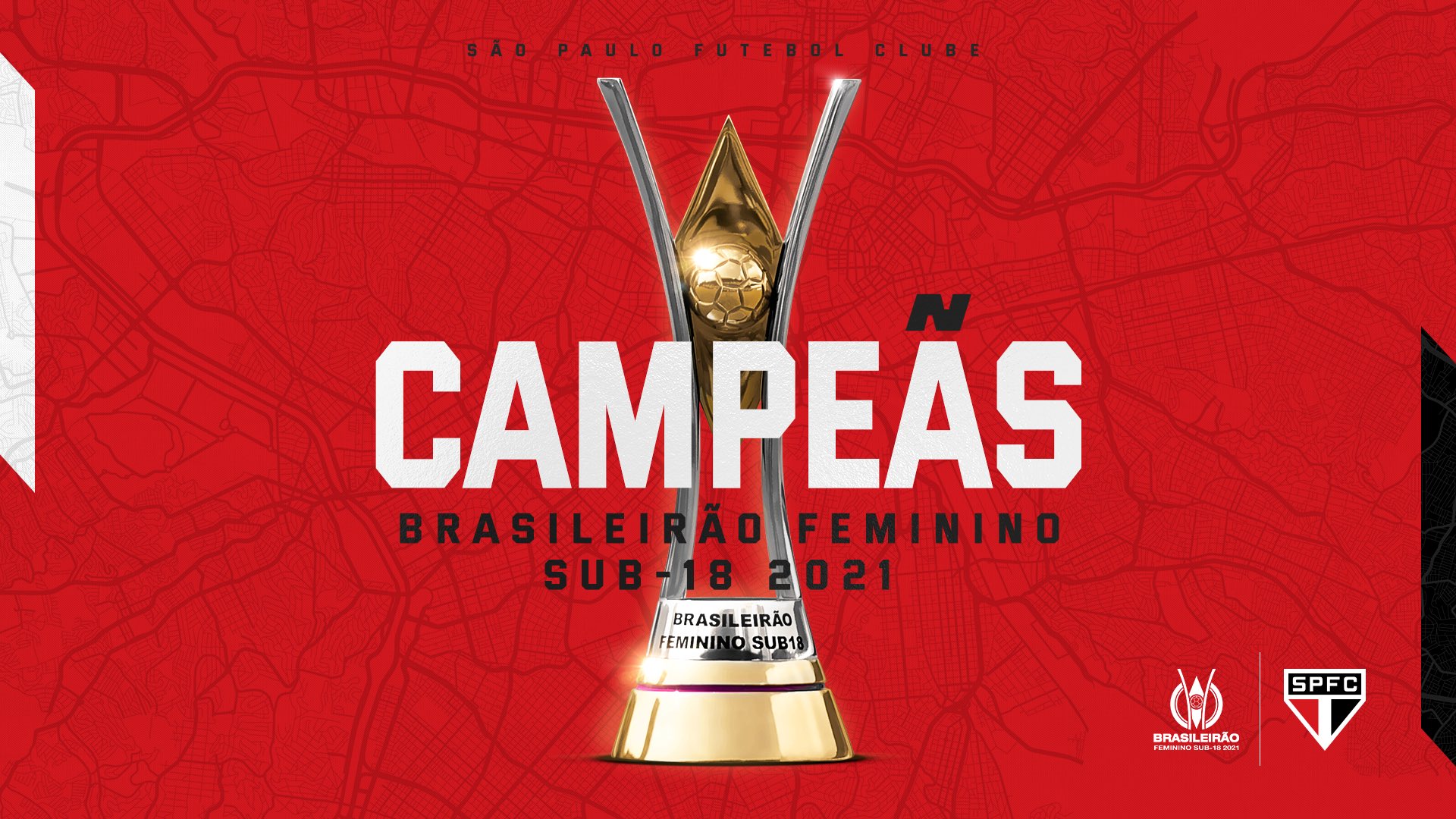 São Paulo vence o Corinthians e conquista título inédito do Brasileirão Feminino sub-18