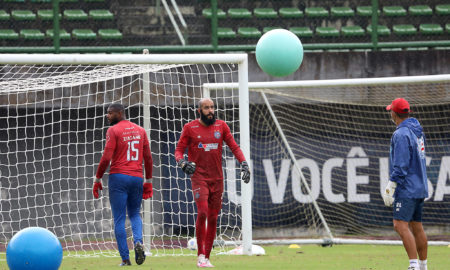 Danilo Fernandes, goleiro do Bahia falou sobre o jogo contra o Sport (Foto: Felipe Oliveira/EC Bahia)