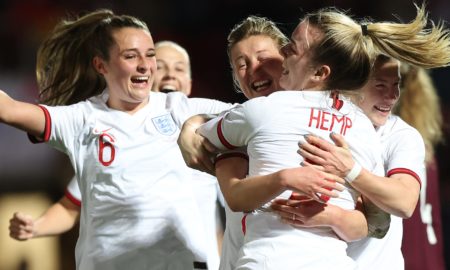 Seleção da Inglaterra comemora a goleada nas Eliminatórias da Copa