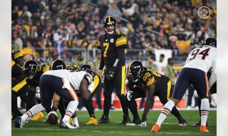 Steelers QB Big Ben no huddle