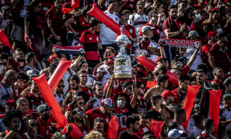 Torcida do Flamengo na final da Libertadores