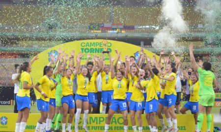 Brasil vence Chile por 2 a 0 em jogo do título e ergue a taça do Torneio Internacional de Manaus