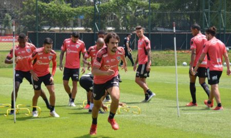 São Paulo encerra preparação para enfrentar o Juventude com novidades durante treino; veja provável escalação
