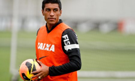 o jogador Paulinho Durante treino realizado no ct Joaquim Grava, 2013. Foto: Rodrigo Coca / Agência Corinthians.