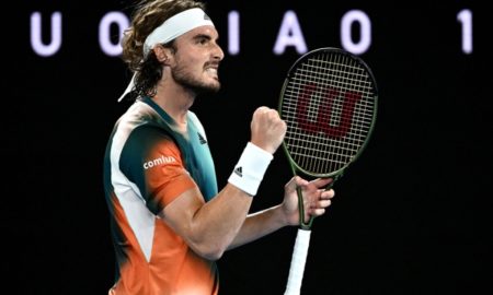 Australian Open 2022: Tsitsipas (foto) e Medvedev confirmam favoritismo e estão nas quartas.