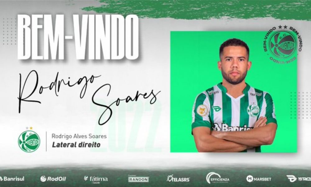 Juventude Anuncia O Lateral Direito Rodrigo Soares Como Reforço Para A