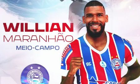 Bahia acerta a contratação do volante Willian Maranhão, ex atlético-GO