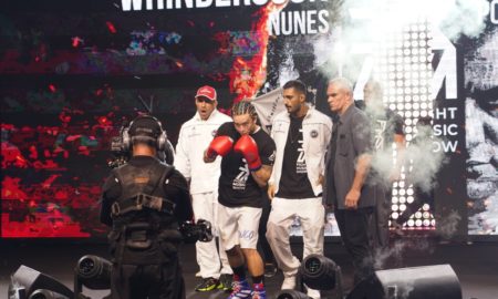 Whindersson Nunes no boxe (Foto: Ricardo Franzen / Divulgação FMS)