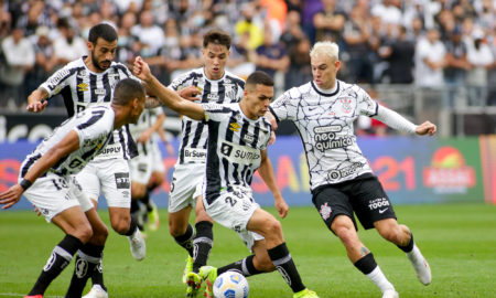 Corinthians e Santos se enfrentam pela 3ª rodada do Paulistão 2022. Foto: Rodrigo Coca/Agência Corinthians.