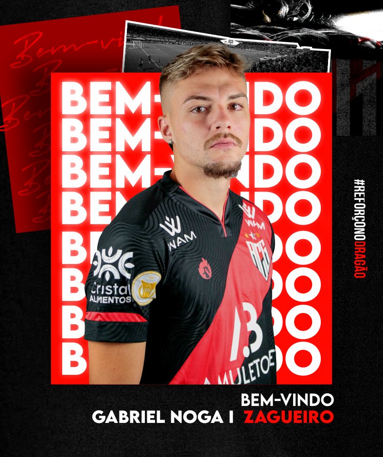 Atlético-GO anuncia Gabriel Noga em empréstimo junto ao Flamengo