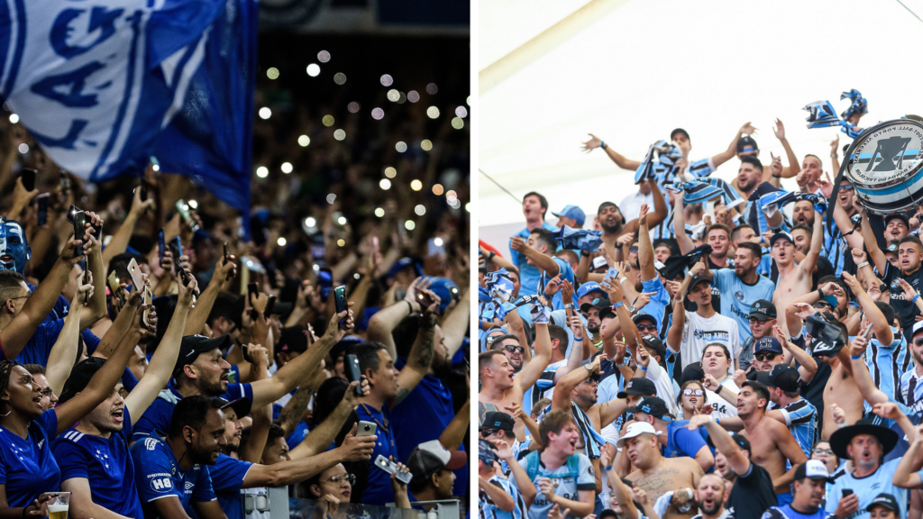 Cruzeiro Grêmio Fotos: Gustavo Aleixo/Cruzeiro e Grêmio/Divulgação