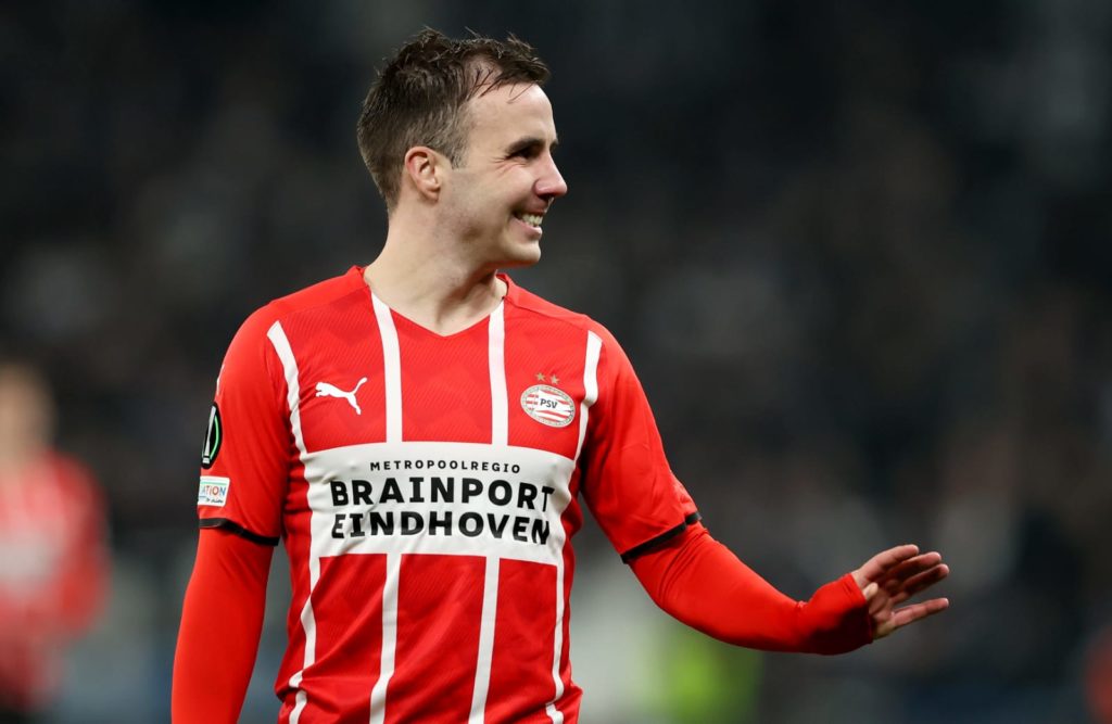 Mario Götze, Benficas Tor im PSV Eindhoven