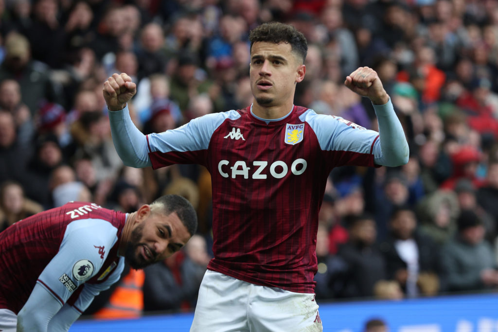 Coutinho em aston villa x southampton