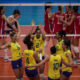 Brasil comemora a vitória contra a Sérvia