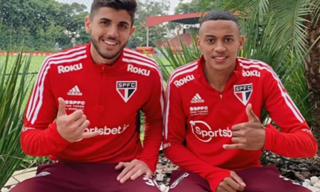 Beraldo e Caio vão participar de torneio com a Seleção Brasileira Sub-20 - Divulgação São Paulo