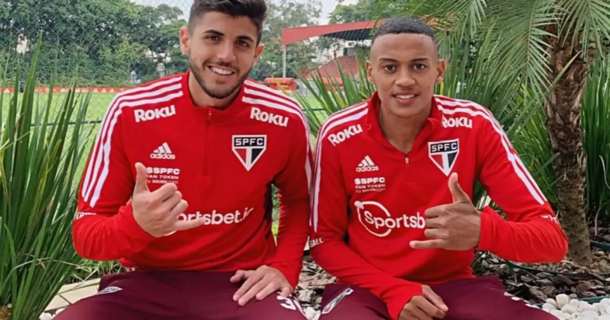 Beraldo e Caio vão participar de torneio com a Seleção Brasileira Sub-20 - Divulgação São Paulo