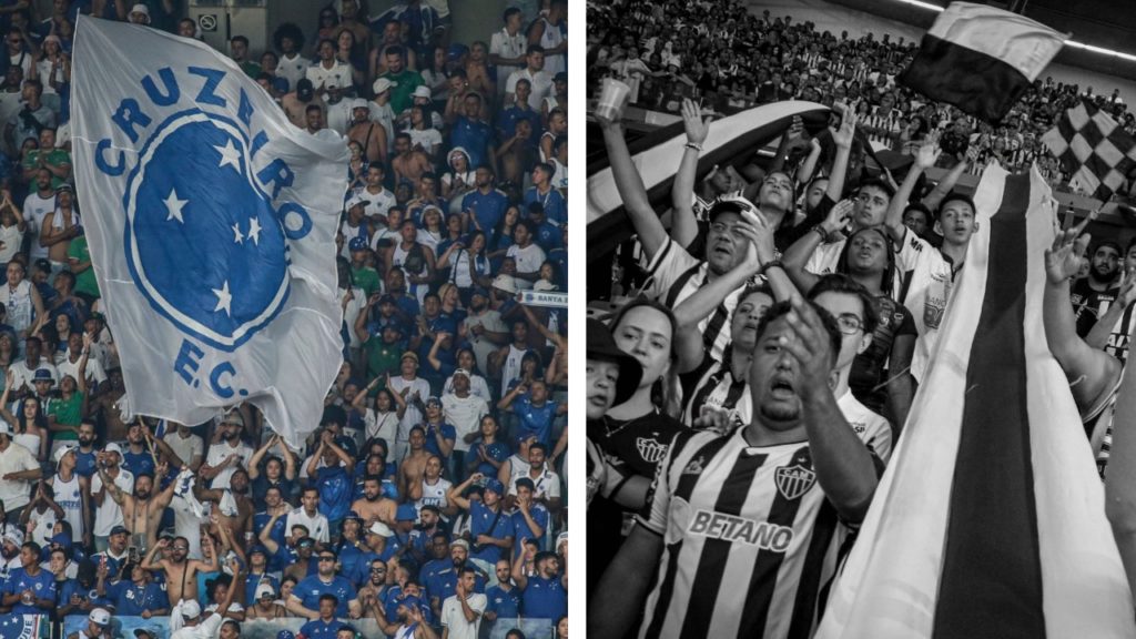 Cruzeiro atletico-mg Fotos: Thomas Santos/Staff Images/Cruzeiro e Bruno Sousa/Atlético