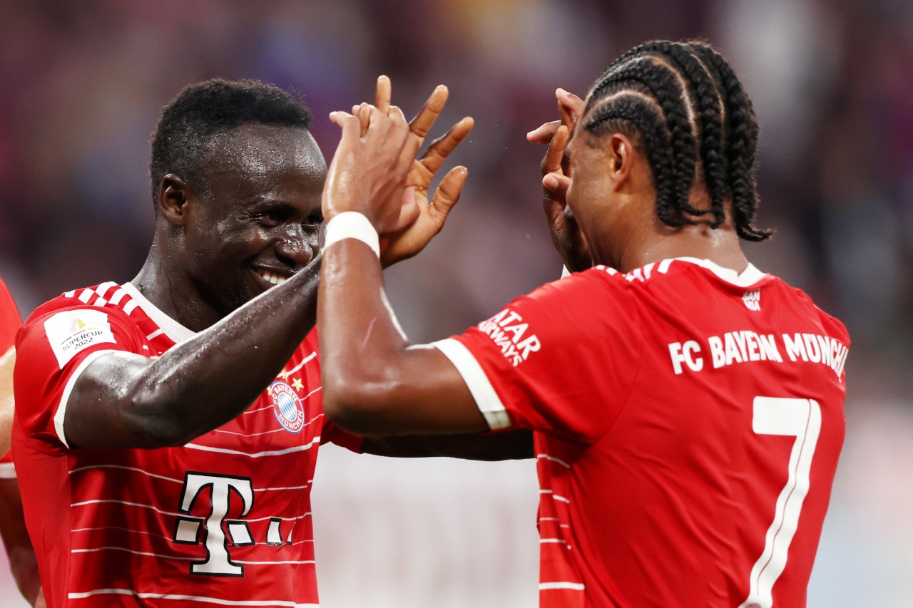 Com gol de Sadio Mané, Bayern vence por 5 a 3 RB Leipzig e é campeão da Supercopa da Alemanha