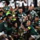 Palmeiras, elenco campeão da Copa Libertadores 2021 / Photo by EITAN ABRAMOVICH/AFP via Getty Images