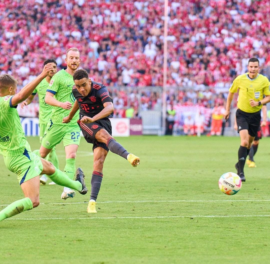 Jamal Musiala, do Bayern de Munique, será desfalque na partida contra o VfL Bochum