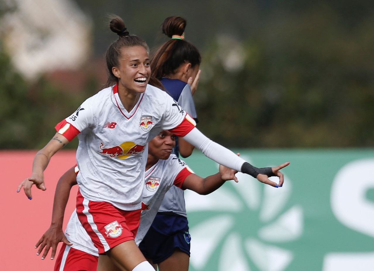 Ariel comemora gol pelo Massa Bruta. Foto: Ari Ferreira/Red Bull Bragantino