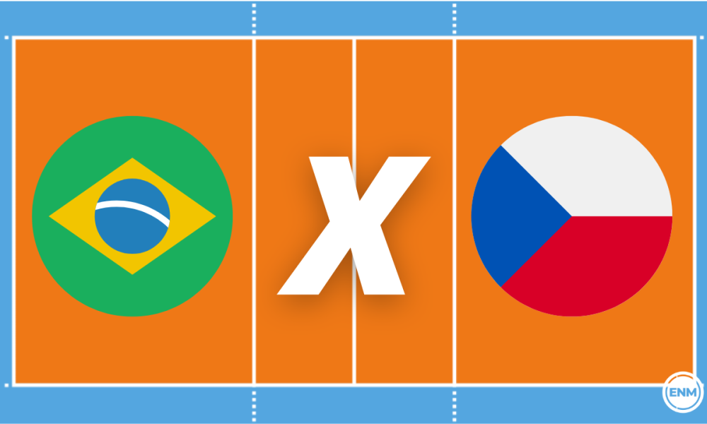 No tie-break, Brasil bate a República Tcheca e vence a segunda no