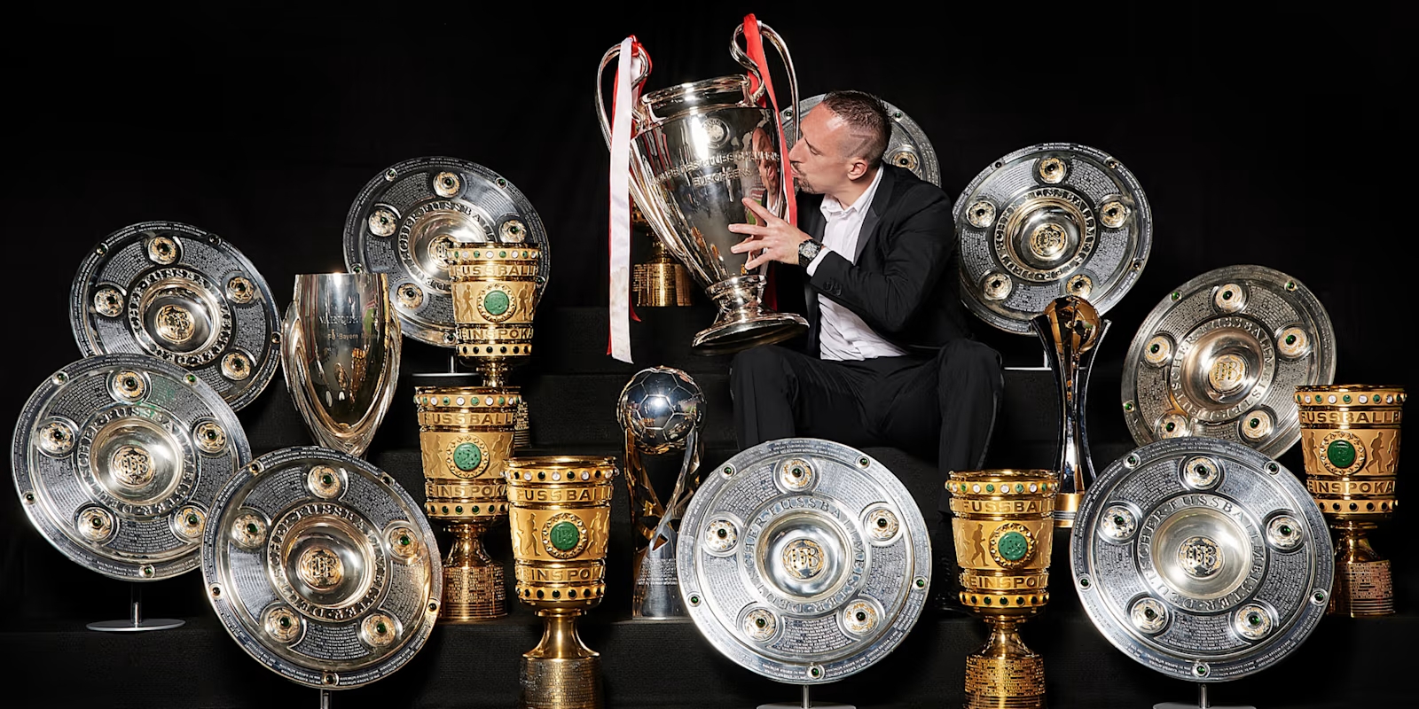 Ribéry multicampeão no Bayern