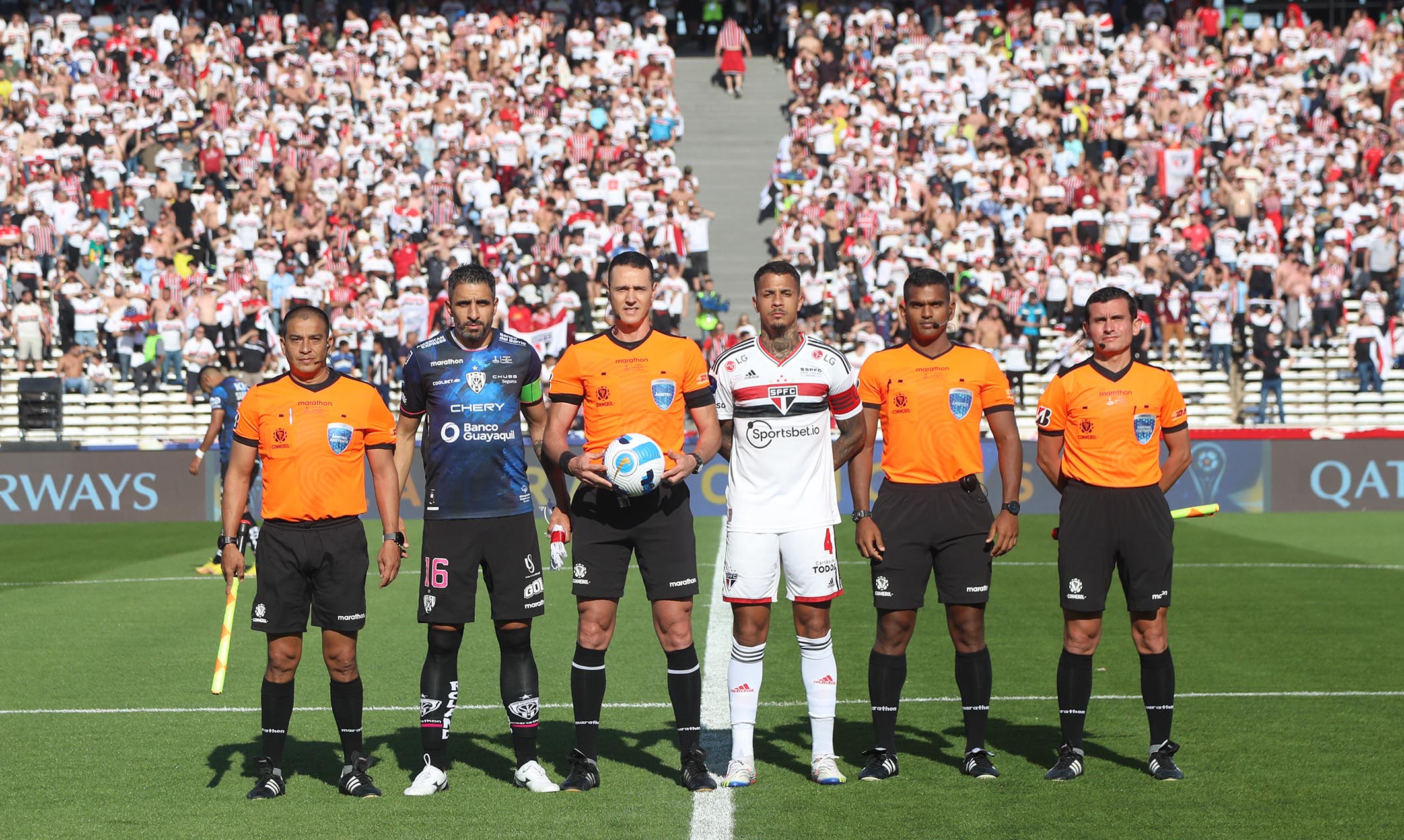 01/10/2022 - São Paulo x Independiente del Valle - CONMEBOL Sul-Americana - Cordoba Foto: Rubens Chiri / saopaulofc.net