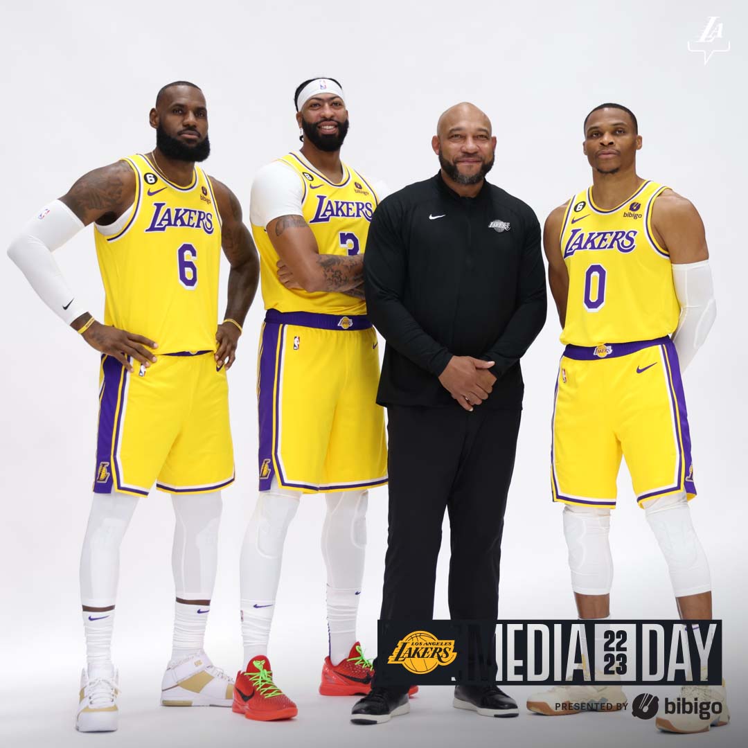 Projetando as médias dos jogadores do LA Lakers