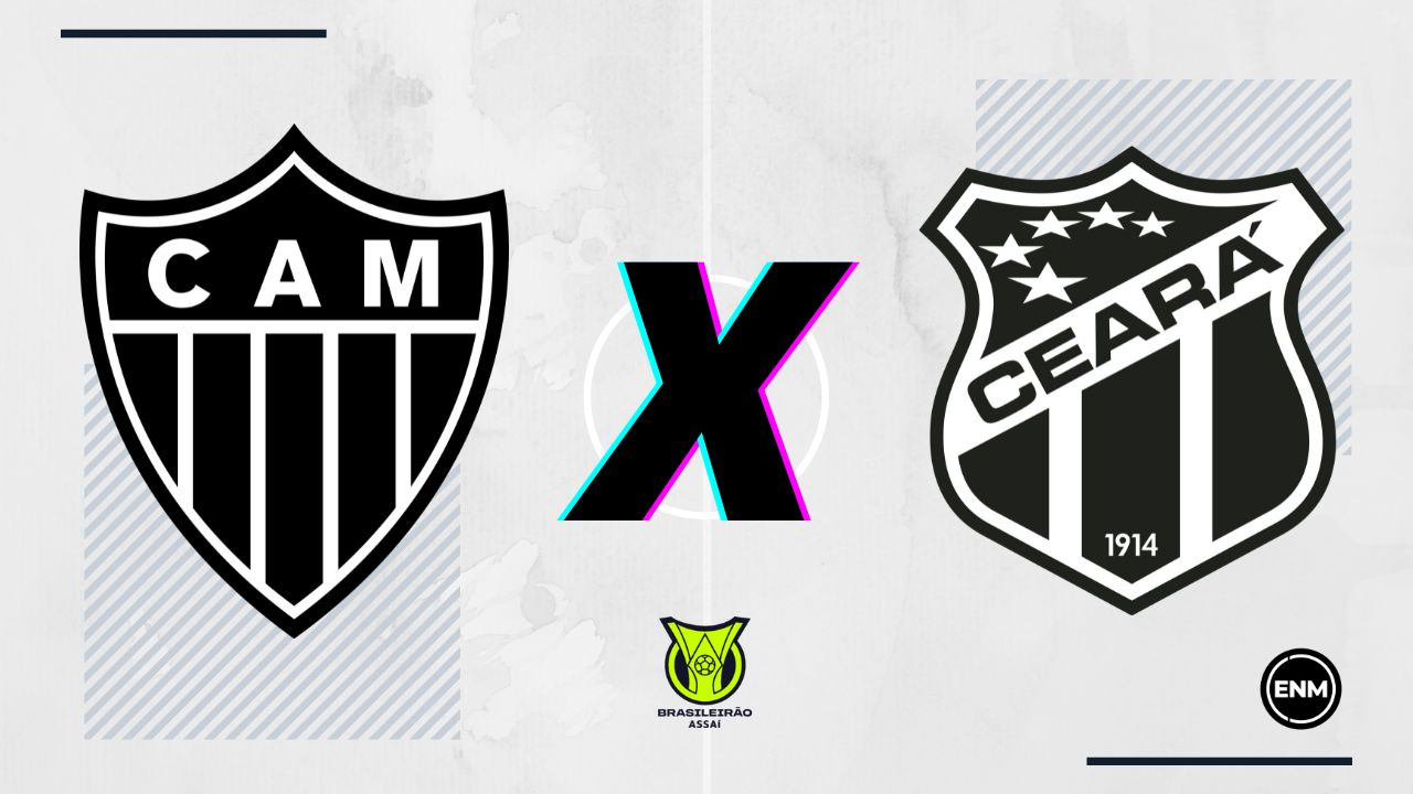 Atlético x Ceará. Campeonato Brasileiro