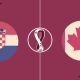 Croácia x Canadá