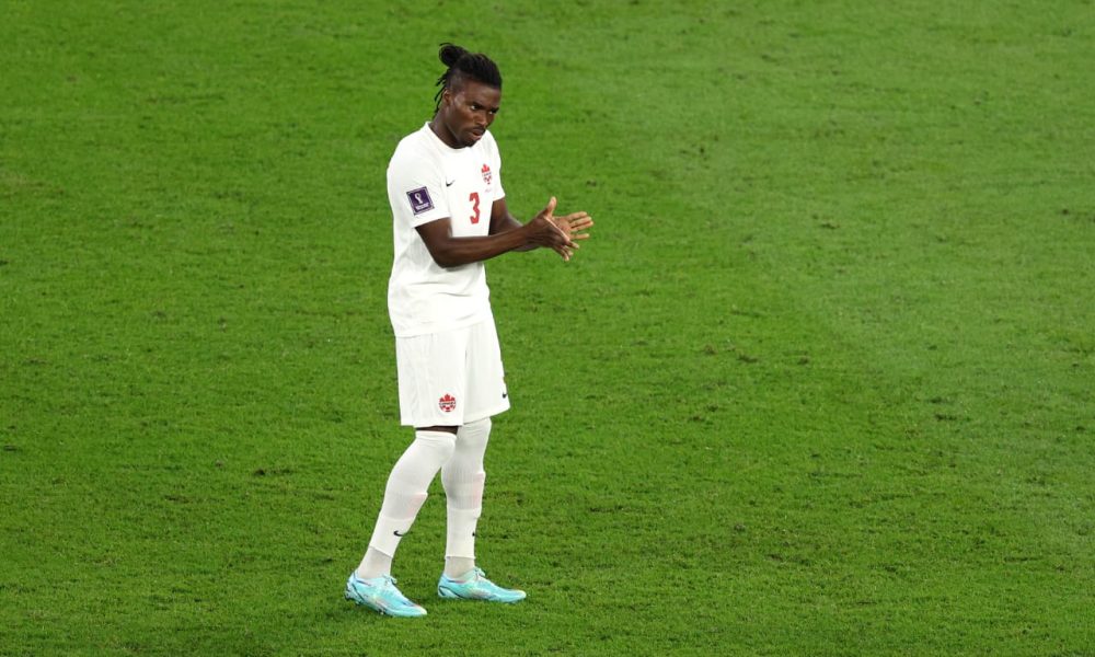 Canadian player’s mother goes crazy watching son on TV during World Cup