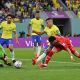 Brasil não concedeu chutes a gol aos adversários nos dois jogos na Copa