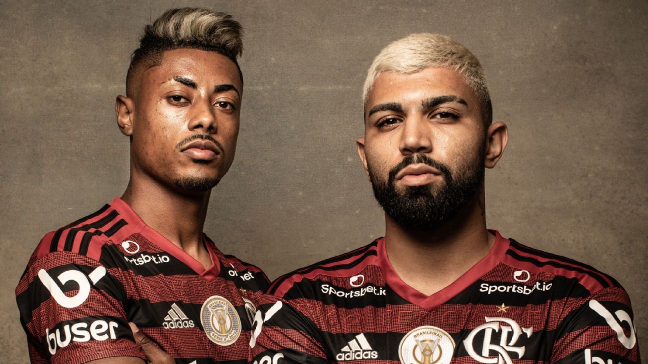 Gabigol parabeniza Bruno Henrique, do Flamengo, pelo seu aniversário de 32 anos: ‘Para sempre minha dupla’