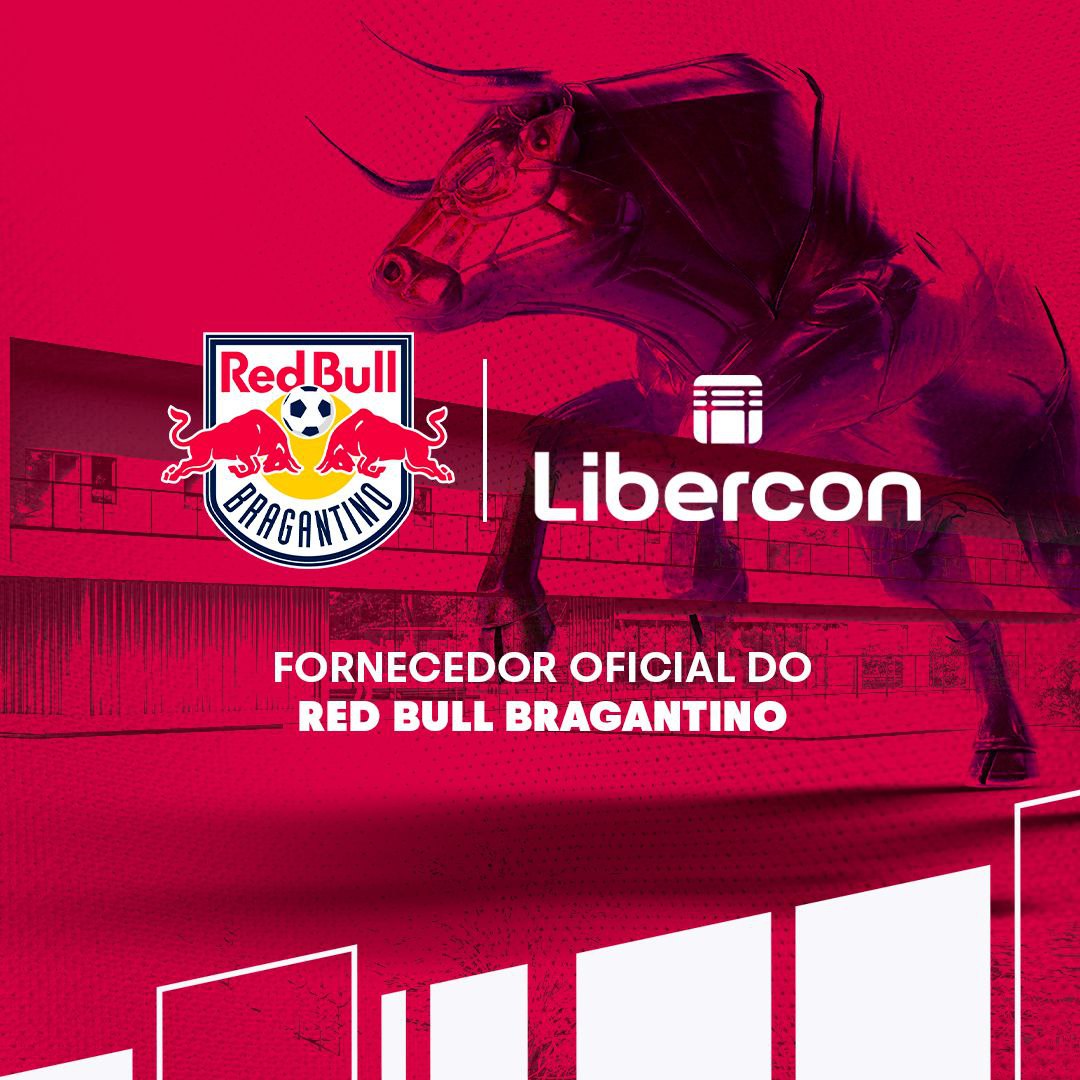 Red Bull Bragantino fecha acordo com a Libercon Engenharia para a temporada 2023. Foto: Divulgação/Red Bull Bragantino