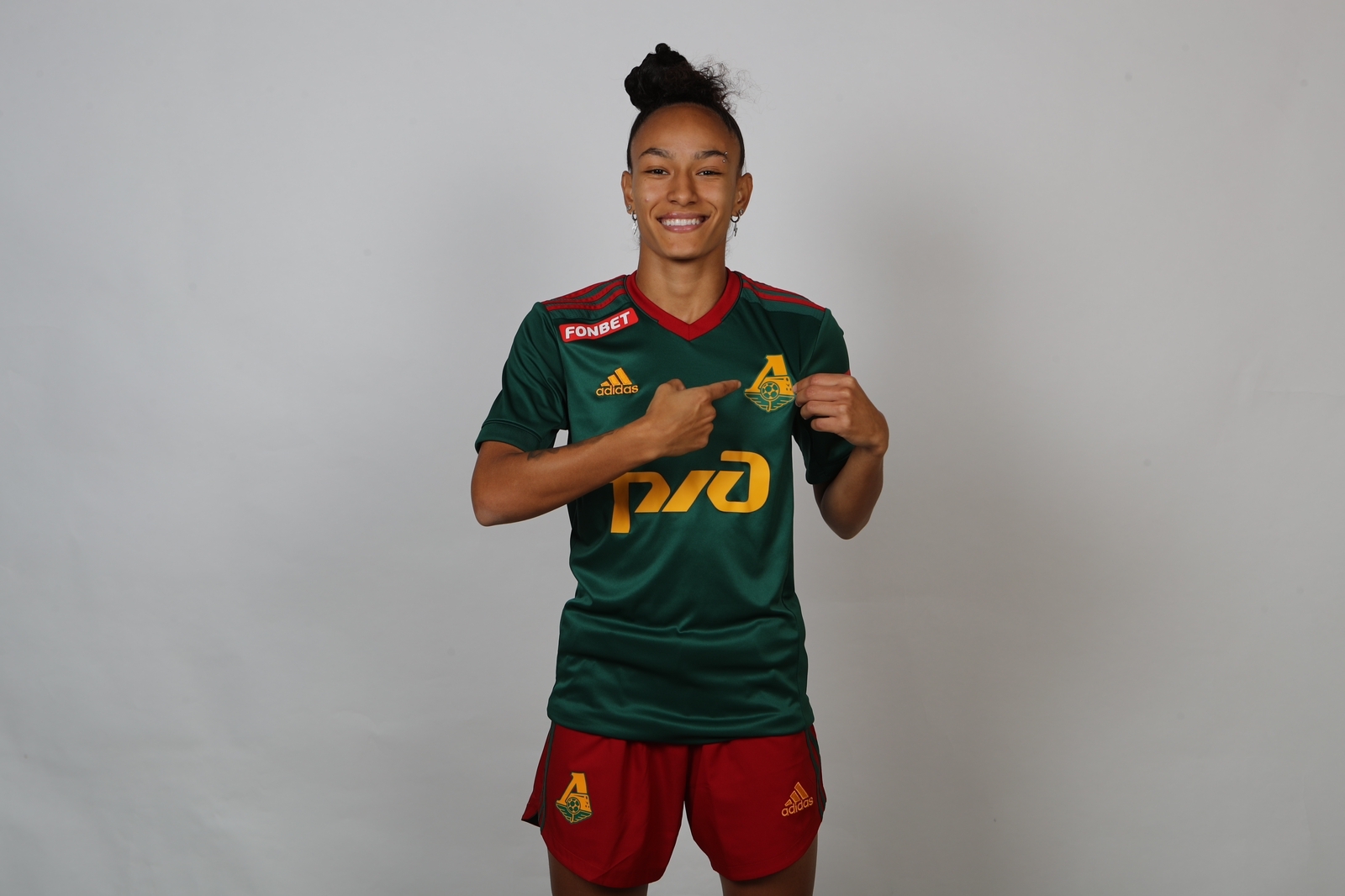 Layssa, atacante brasileira do Lokomotiv Moscou