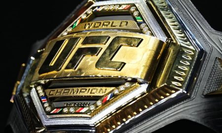 Cinturão do UFC (Foto: Divulgação/Instagram UFC Brasil)