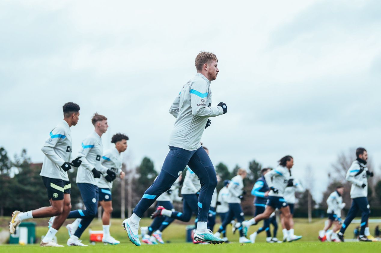 Manchester City treino vs. Tottenham