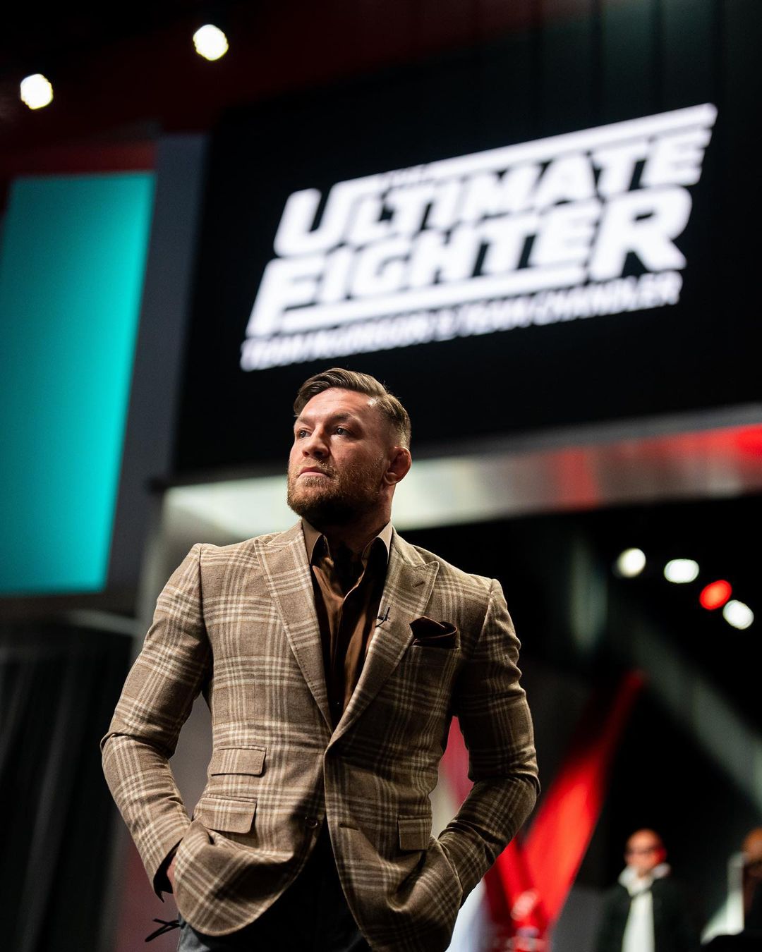 McGregor nas gravações do 'The Ultimate Fighter' (Foto: Divulgação/Instagram Oficial UFC)