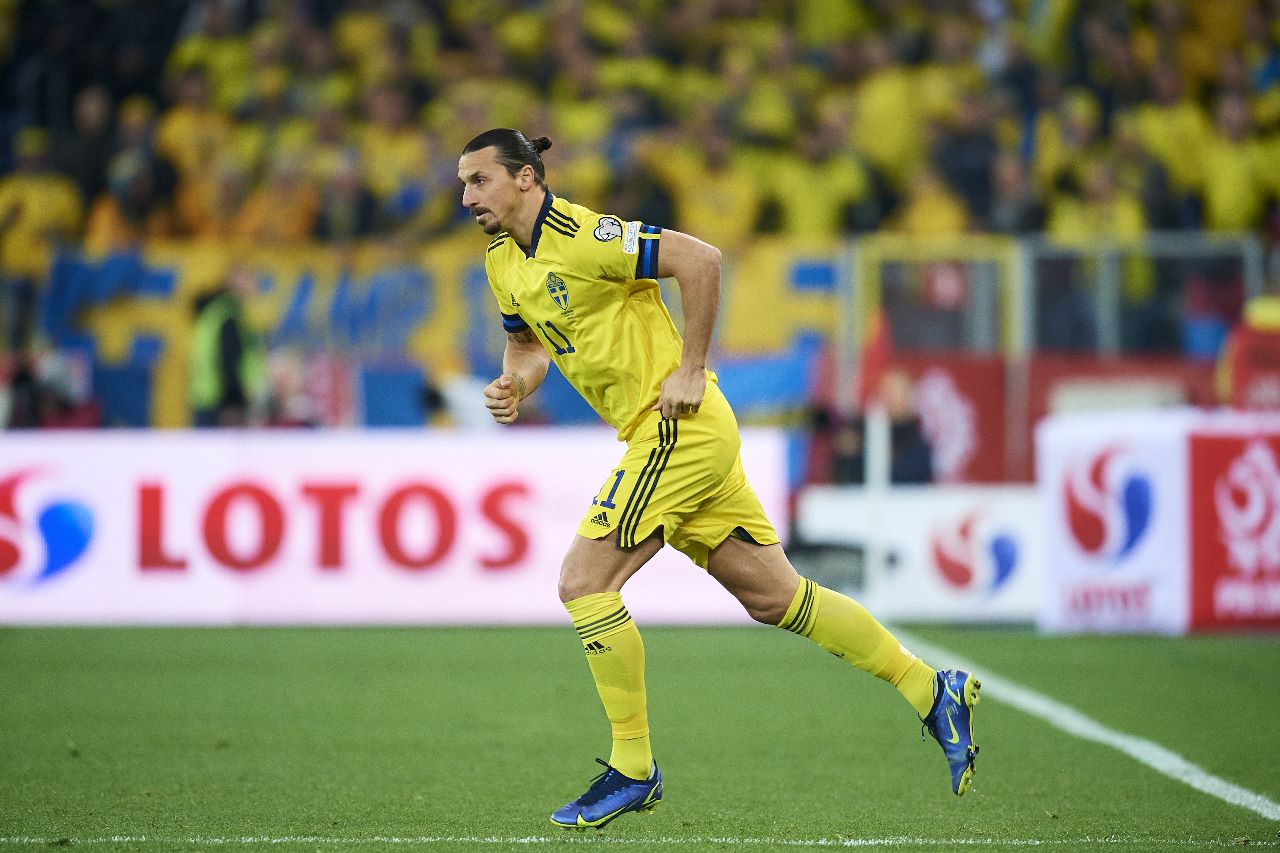 Zlatan Ibrahimović, atacante do Milan e da Suécia