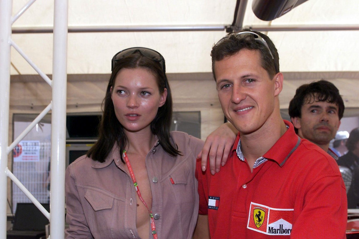 Michael Schumacher pela Ferrari.