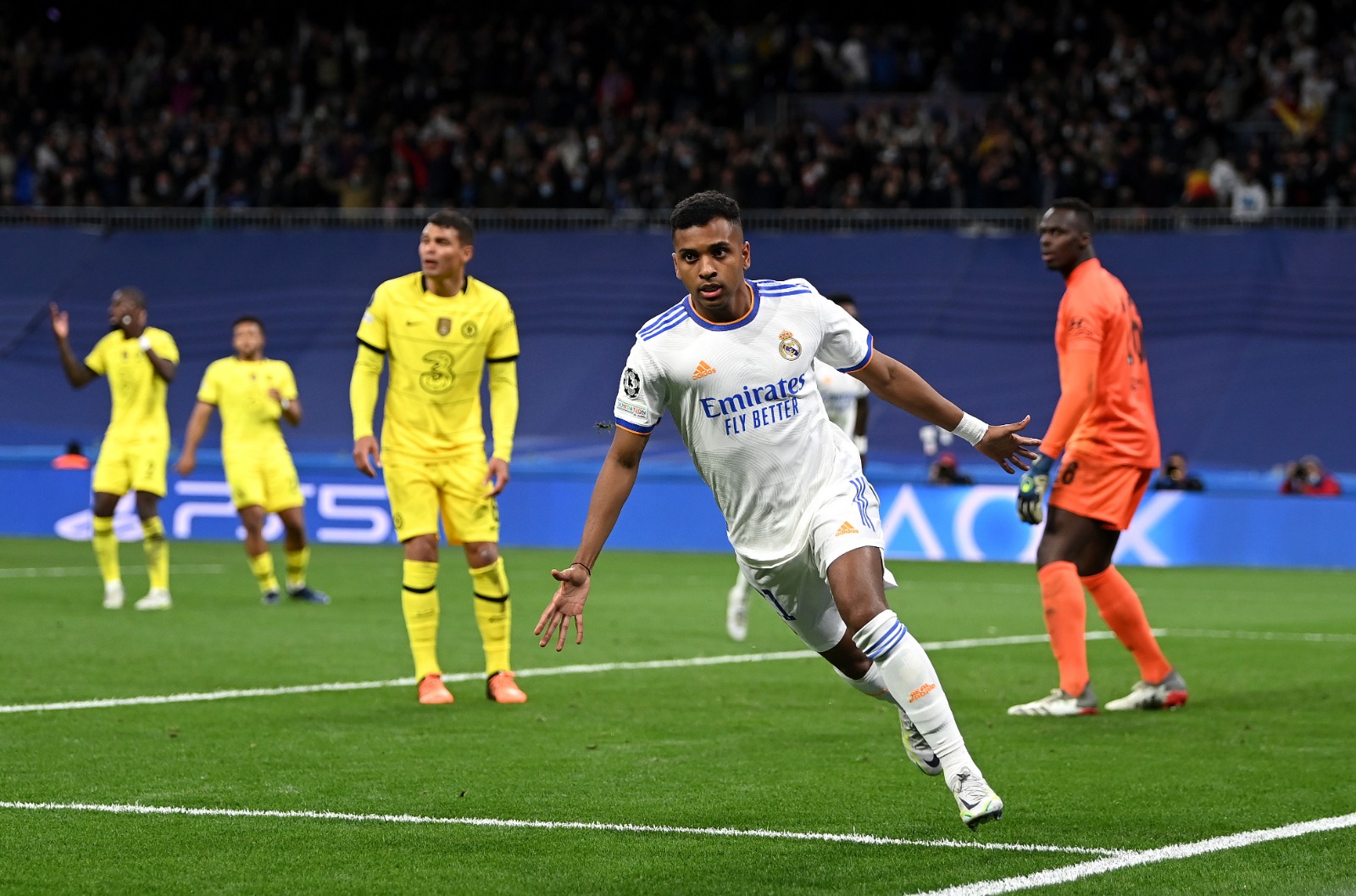 Rodrygo salvou o Real Madrid em último confronto com Chelsea pela Champions